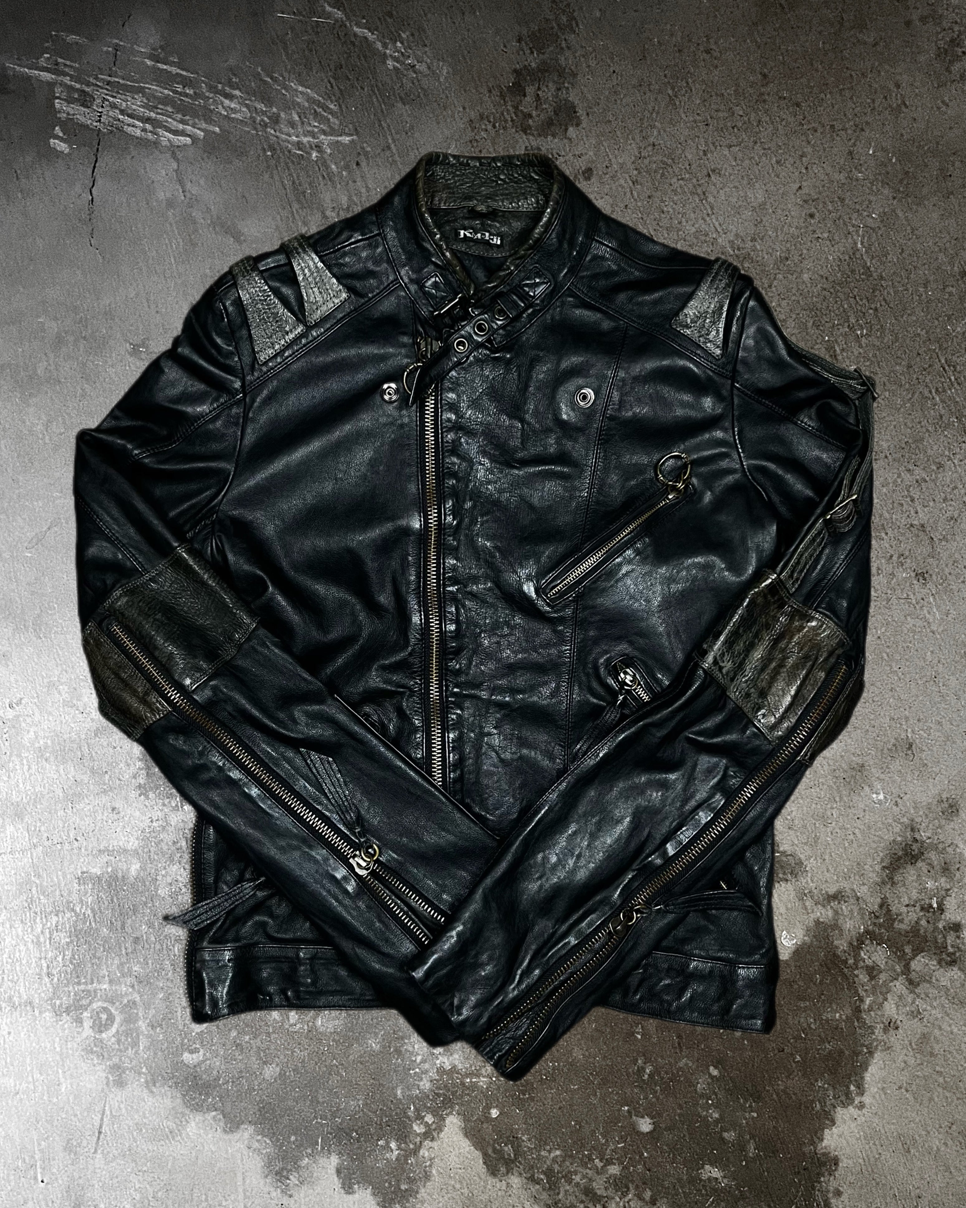 Kmrii 'Dead Rock Orchestra' Leather Jacket
