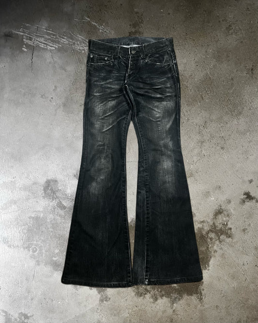 Tornado Mart Waxed Flared Denim