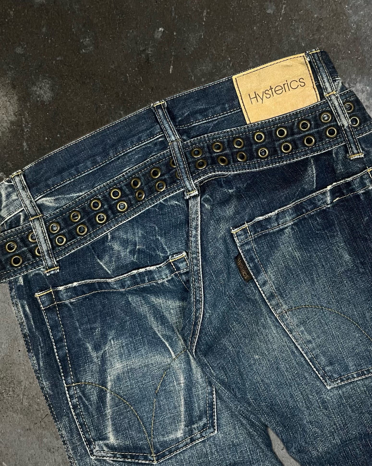 Hysteric Glamour Waist Belt Flared Jeans