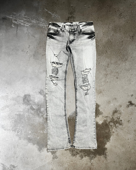 LGB Distressed Wolf Bootcut Denim