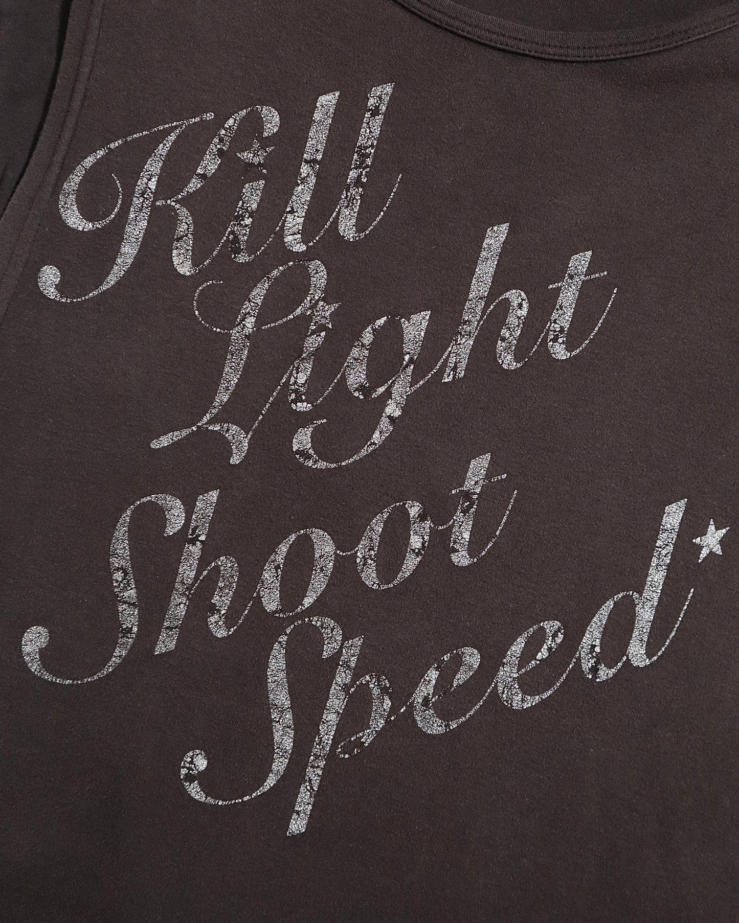 Hysteric Glamour "Kill Shoot Light Speed" Layered Tank