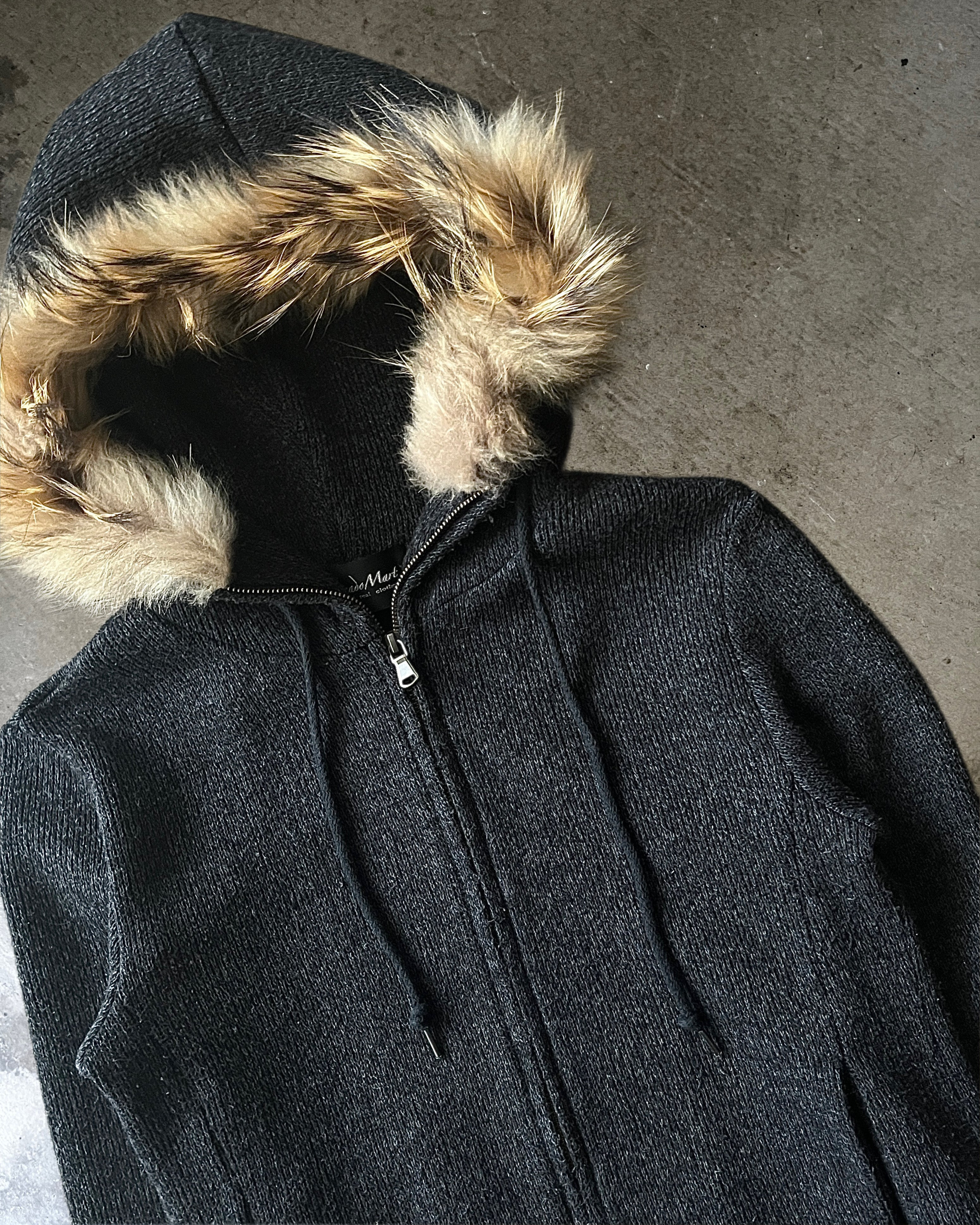 Tornado Mart Zip Up Fur Hoodie