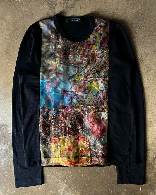 Junya Watanabe AD2000 Floral Mesh Panel Longsleeve