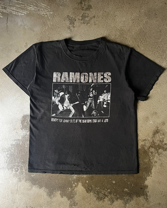 2000's Ramones Benefit Show Faded Tee