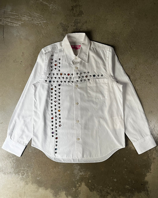 Junya Watanabe AD2002 Jewel Button Up