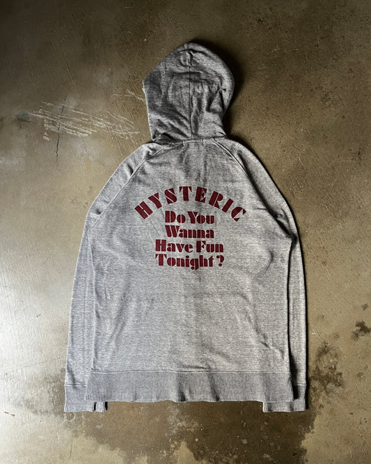 Hysteric Glamour "Do You Wanna Have Fun" Zip-Up Hoodie