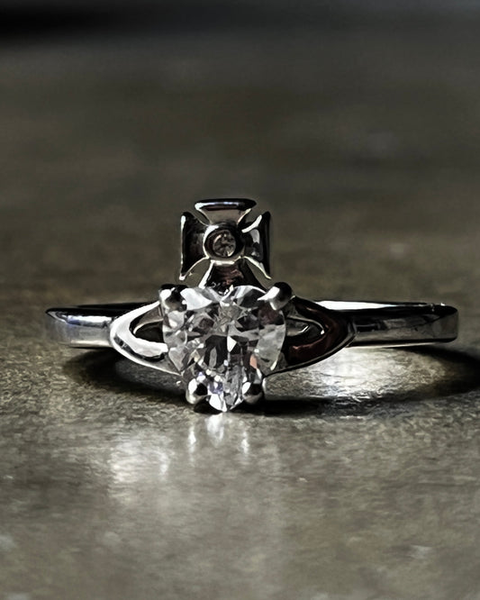 Vivienne Westwood Heart Shaped Diamond Ring