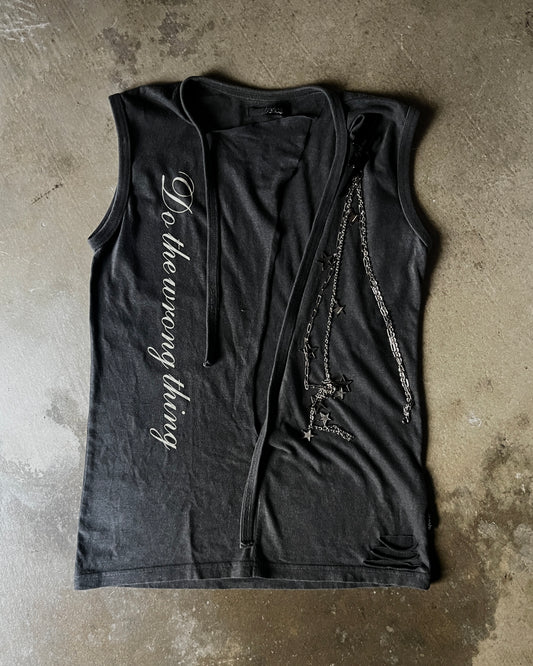 Hysteric Glamour "Do The Wrong Thing" Star Chain Tank