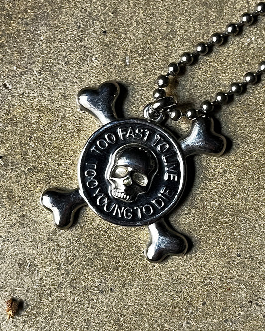 Vivienne Westwood "Too Fast To Live Too Young To Die" Necklace